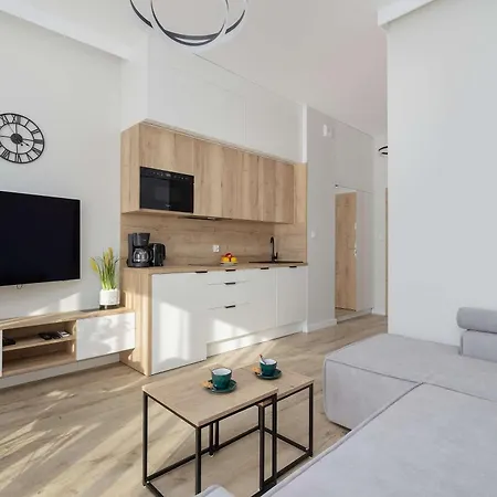 Apartment Cozy With River View Spadochroniarzy With Parking & By Renters